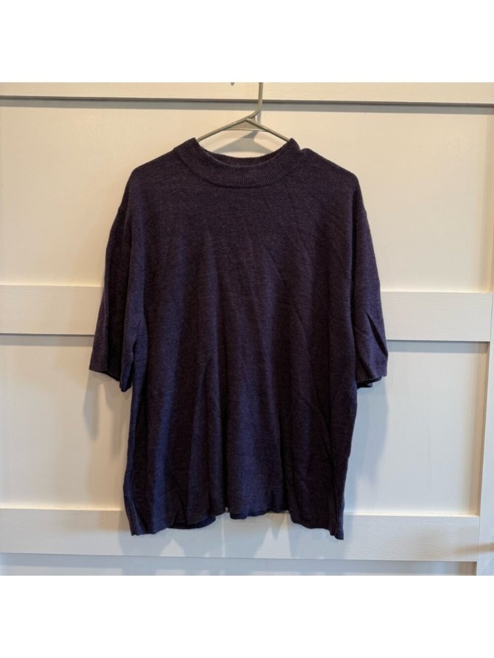 Deep Purple Women's Classic Short Sleeve Sweater